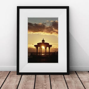 sunset on the bandstand
