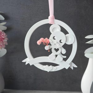 Loop · Maus mit Blumen