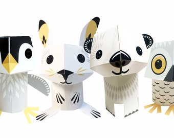 Polar Pack Make-Them-Yourself Paper Animals