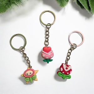 Super Mario  items keychain