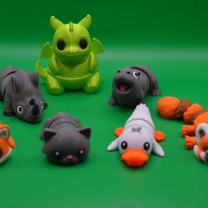 Fridge Friends - Articulating 3D Printed Fridge Magnets