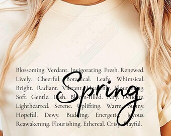 Spring Words png ,Cozy Sweaters, Spring tshirt design png, Spring 2026 png, Spring Season png, Spring girly png, Spring definiton png