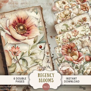 Natural History Whimsical Owls Junk Journal Pages 6 Digital Scrapbook