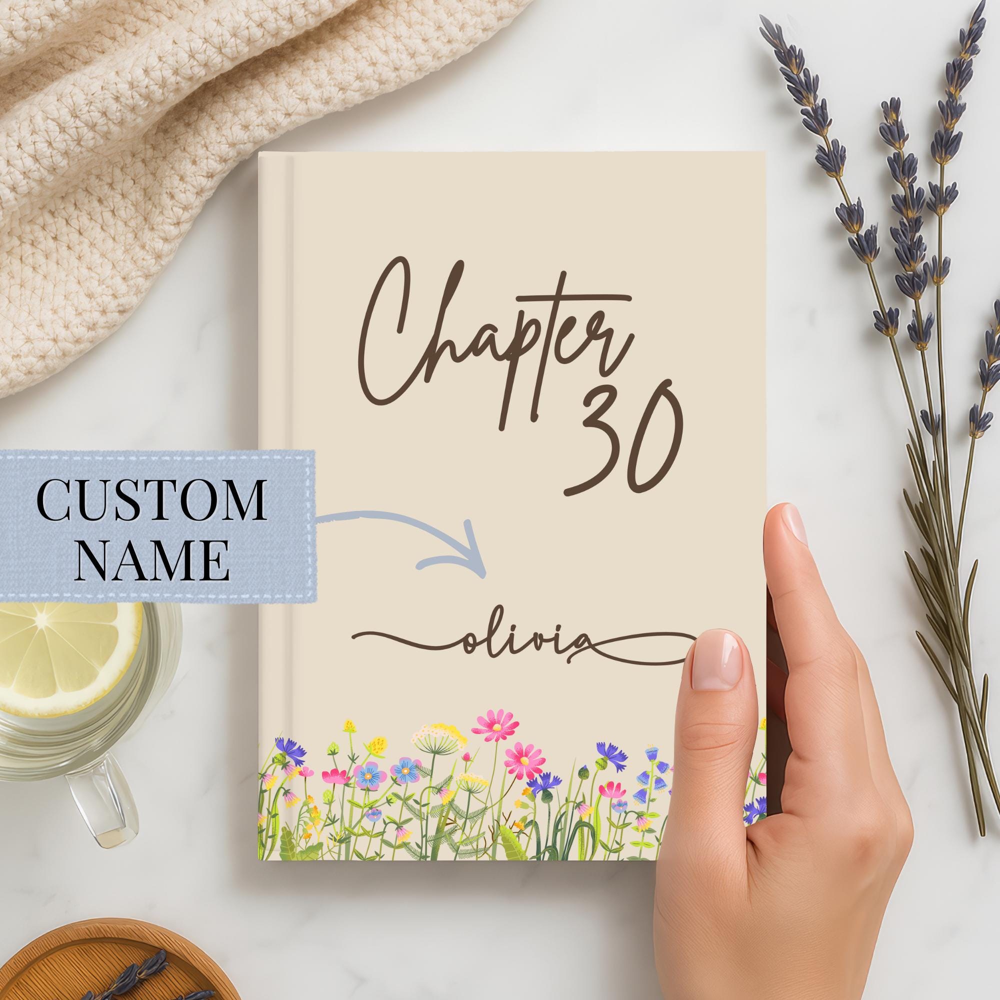 Personalized Chapter 30 Birthday Journal Memory Book for 30th Birthday ...