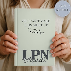 Personalized Name Nurse Burnout Self-Care Mindfulness Journal For LPN Nursing School Grad New Nurse Gift For Nurse Appreciation