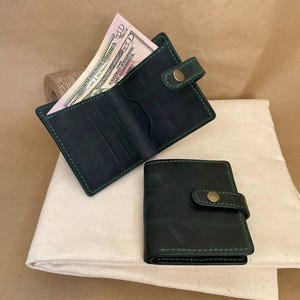 Cartera de cuero personalizada para él, regalo de aniversario de 3 años para él o ella, cartera de cuero genuino para hombre, regalo para papá, regalo del Día del Padre