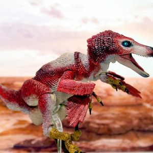 Dinosaur Action Figure Toy Velociraptor Beasts of the Mesozoic Sculpted by Creative Beast Studio Decor Figurine Animal Sculpture Design Art