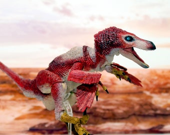 Dinosaur Action Figure Toy Velociraptor Beasts of the Mesozoic Sculpted by Creative Beast Studio Decor Figurine Animal Sculpture Design Art