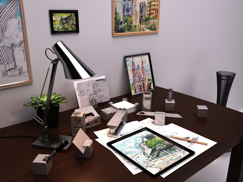 How to Choose Art for Home Office Work Space Decor Guide Etsy