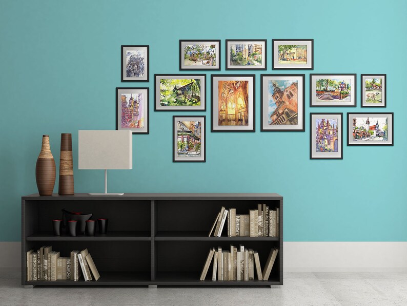 How to Choose Art for Home Office Work Space Decor Guide Etsy