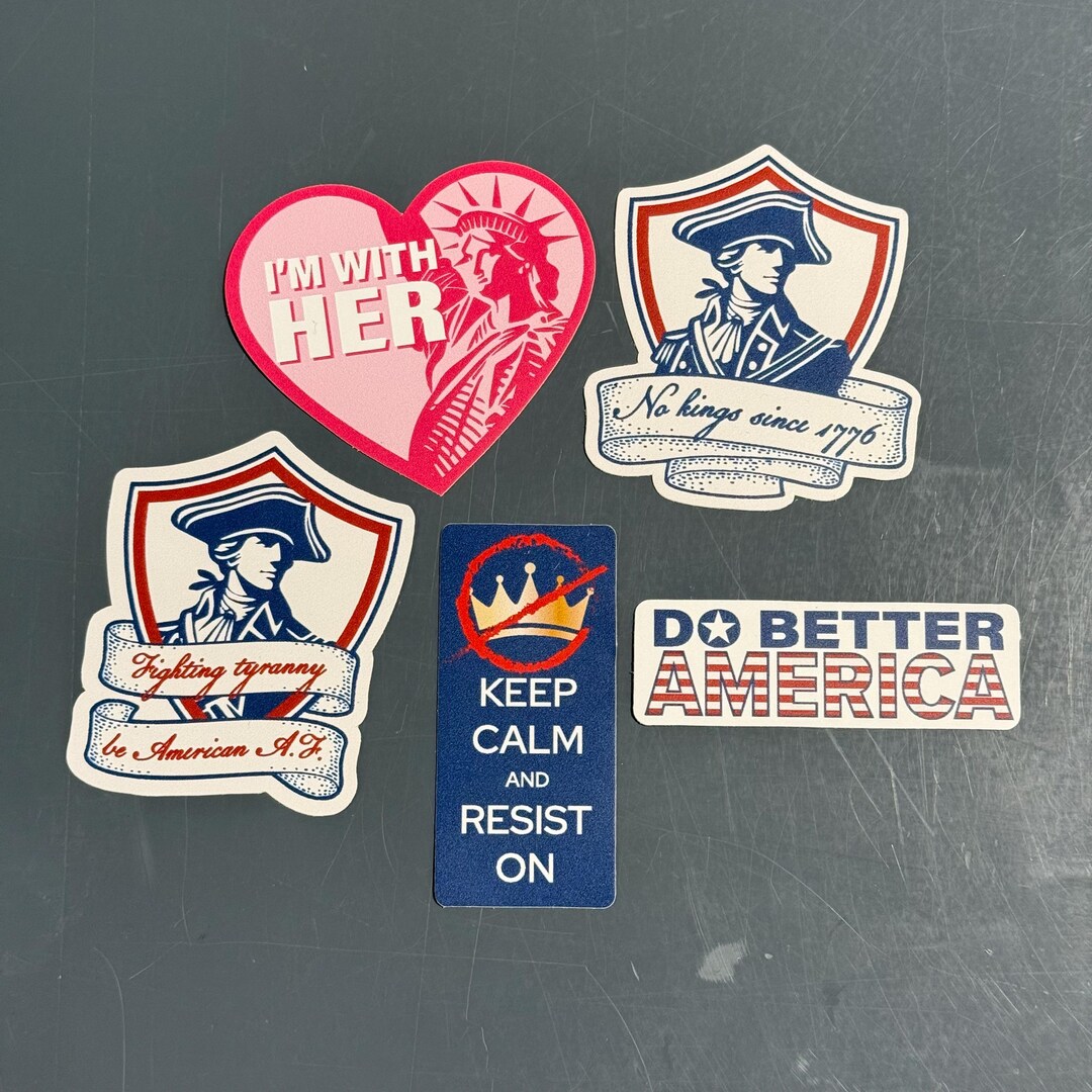 The Progressive Patriot Sticker Pack of 5 - Etsy