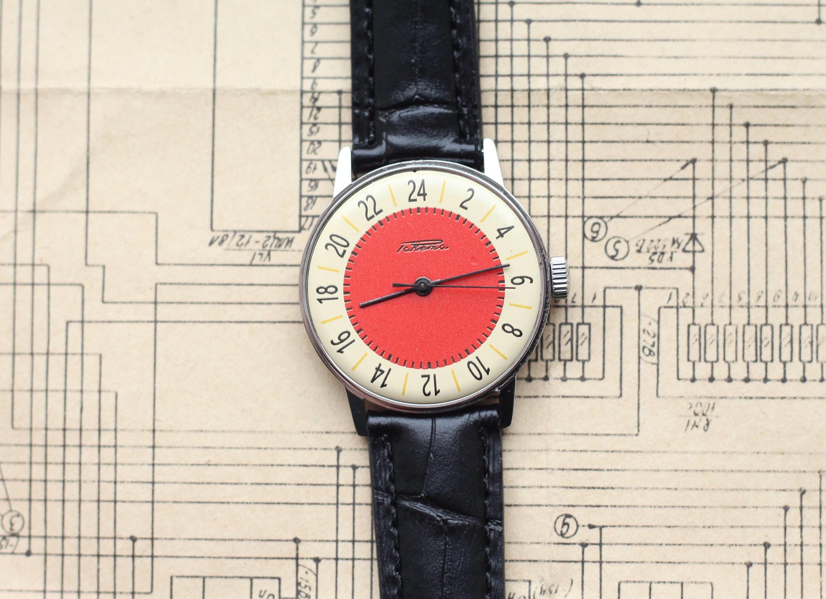 Raketa 24 hour watch - Etsy 日本