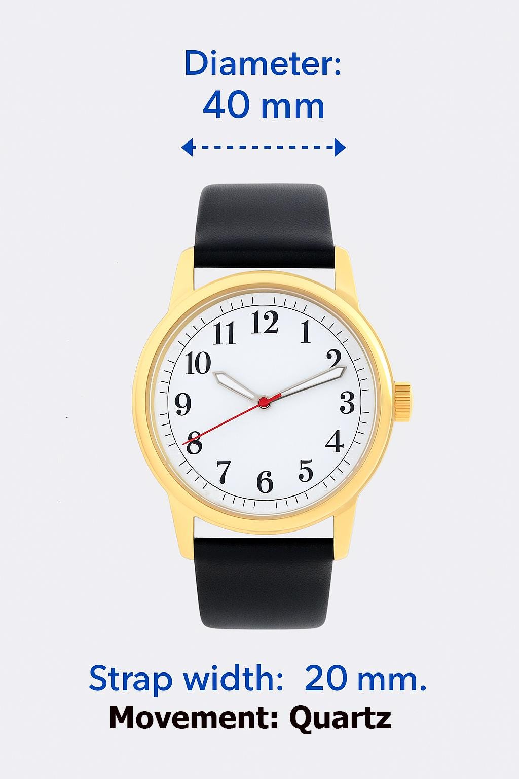 ヴィンテージ フリーメイソン クォーツウォッチ：40 mm フリーメイソン