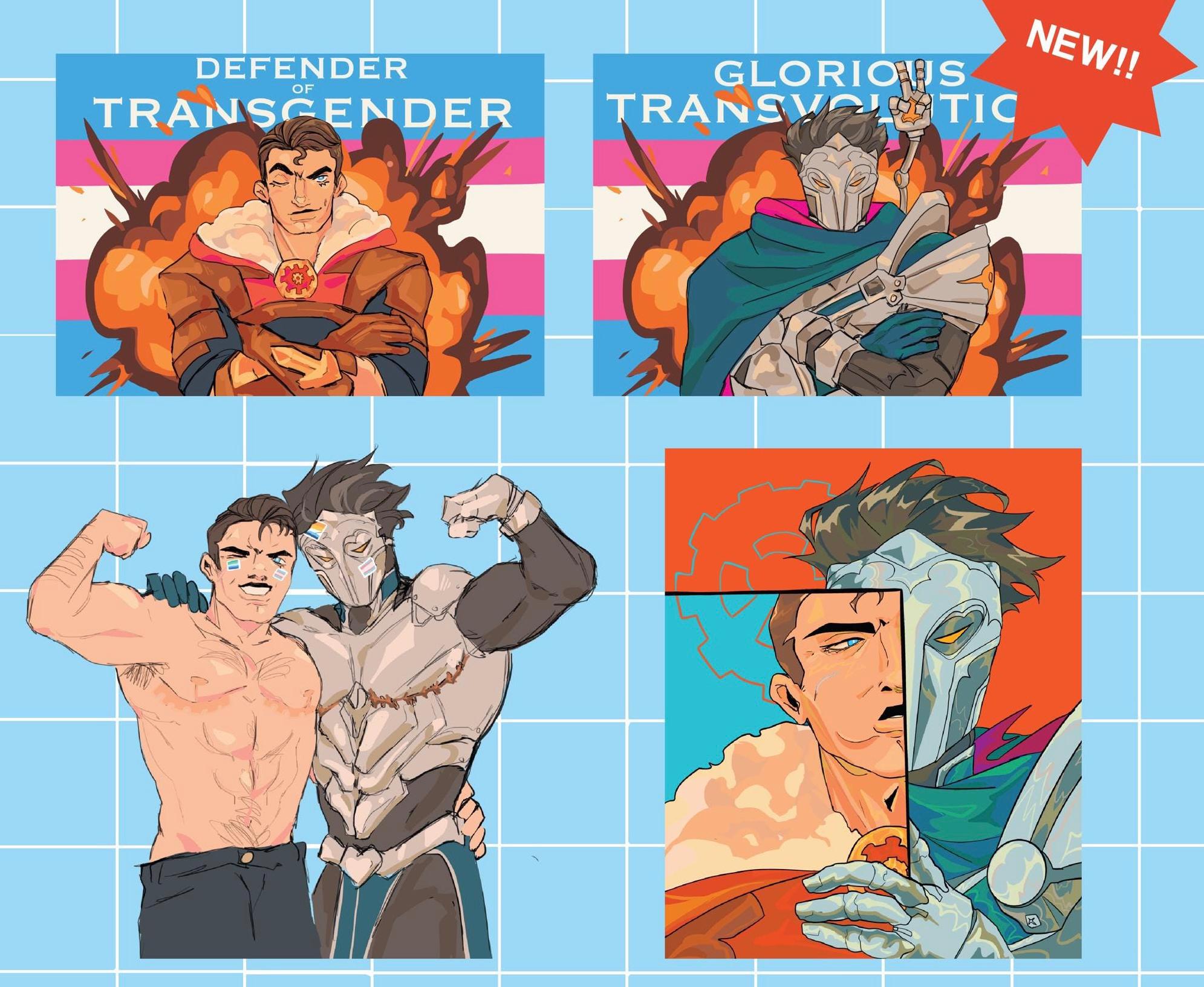 LEAGUE OF LEGENDS Viktor & Jayce Assorted Stickers Pride Gummi