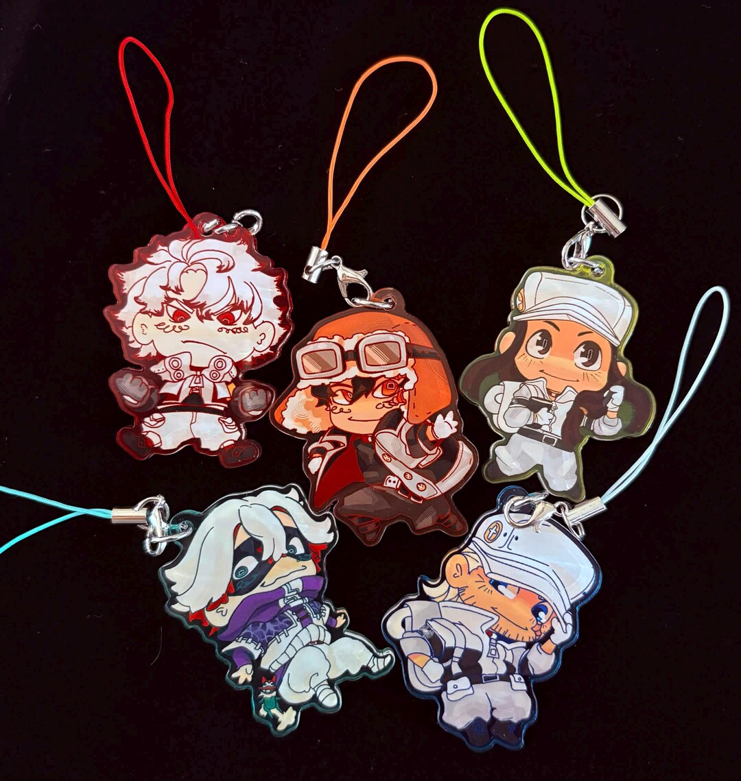 Gachiakuta 2” Phone Charm Keychains [gris, Rudo, Follo, Fu, Tomme] - Etsy