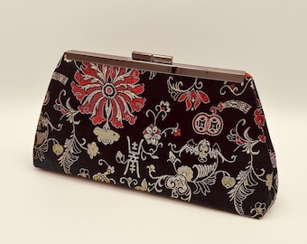 Clutch de brocado - Chinoiserie - Clutch con marco - Monedero - Bolso - Vacaciones