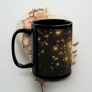 Galaxy Cluster Space Mug, Astronomy Gift