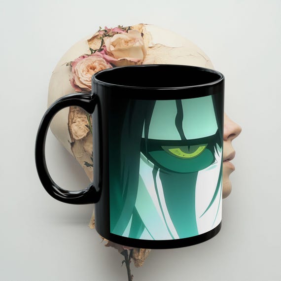 Anime Ulquiorra Mug: Bleach Character Black Ceramic Cup