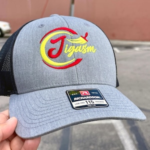 Custom Logo Hat, Personalized Trucker Hat, Embroidered Richardson 112 115, Logo hat, Baseball Cap