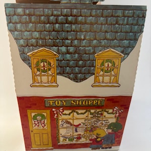 Vintage Christmas Gift Boxes, 1970s Jeanmarie Creations, Toy Shoppe, Santa, Lot of 3