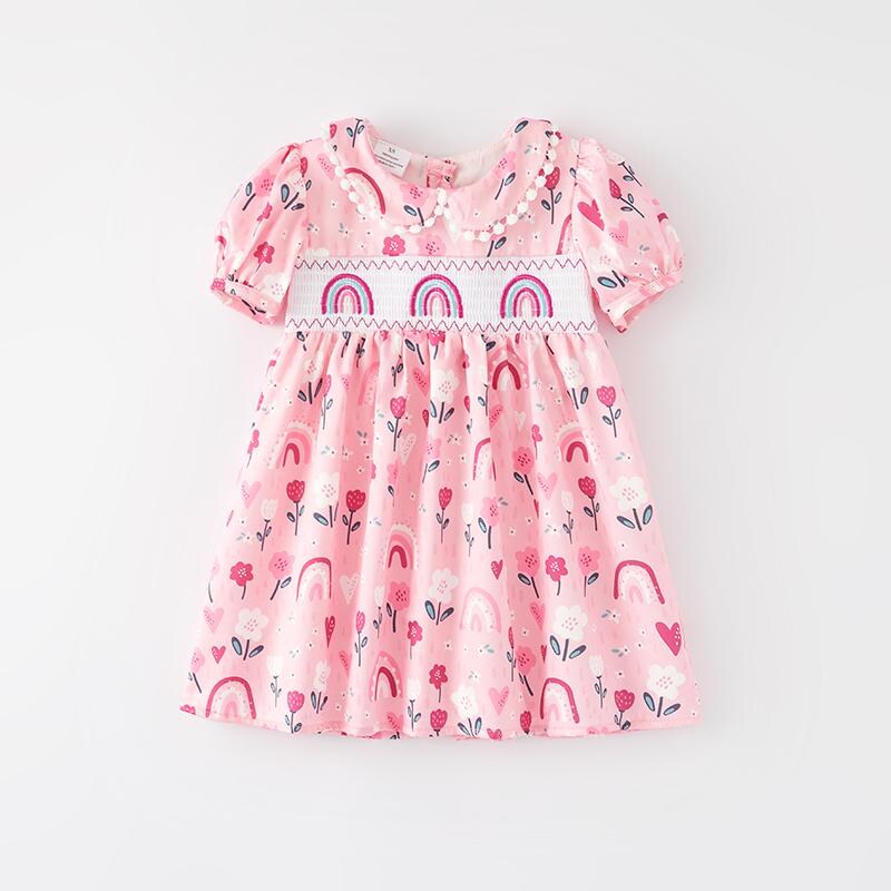 Floral Ledger Sisters Smock Top Dress