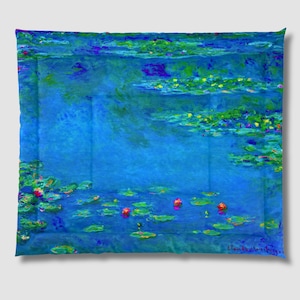 Monet Water Lilies Comforter: Impressionist Art Bedding