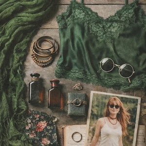 Gilly Owens Witchy Thrift Box: Goth Boho Clothing Accessories thrift bundle size medium