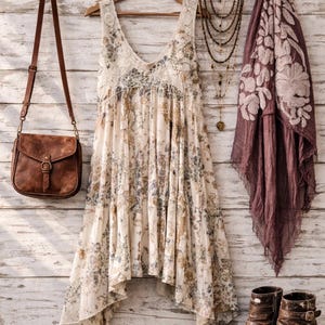 brown gypsy dress Gypsy Heart Maxi Dress Brown