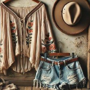 Summer Boho Rocker Chic Style Box Thrifted Bohemian Festival Bundle One ...