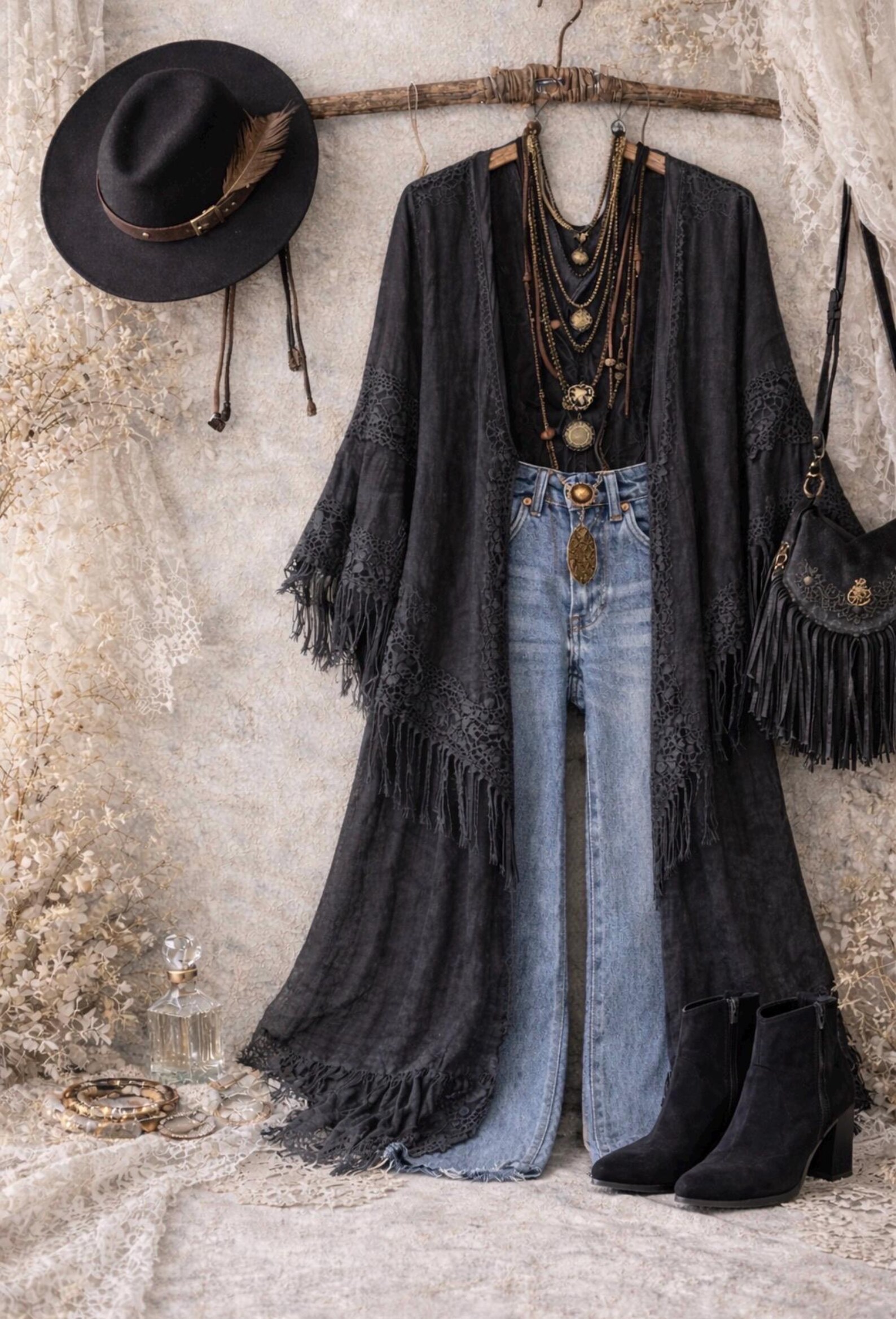 Boho Witchy Cottagecore Thrift Bundle, Style Box, Curated Capsule ...