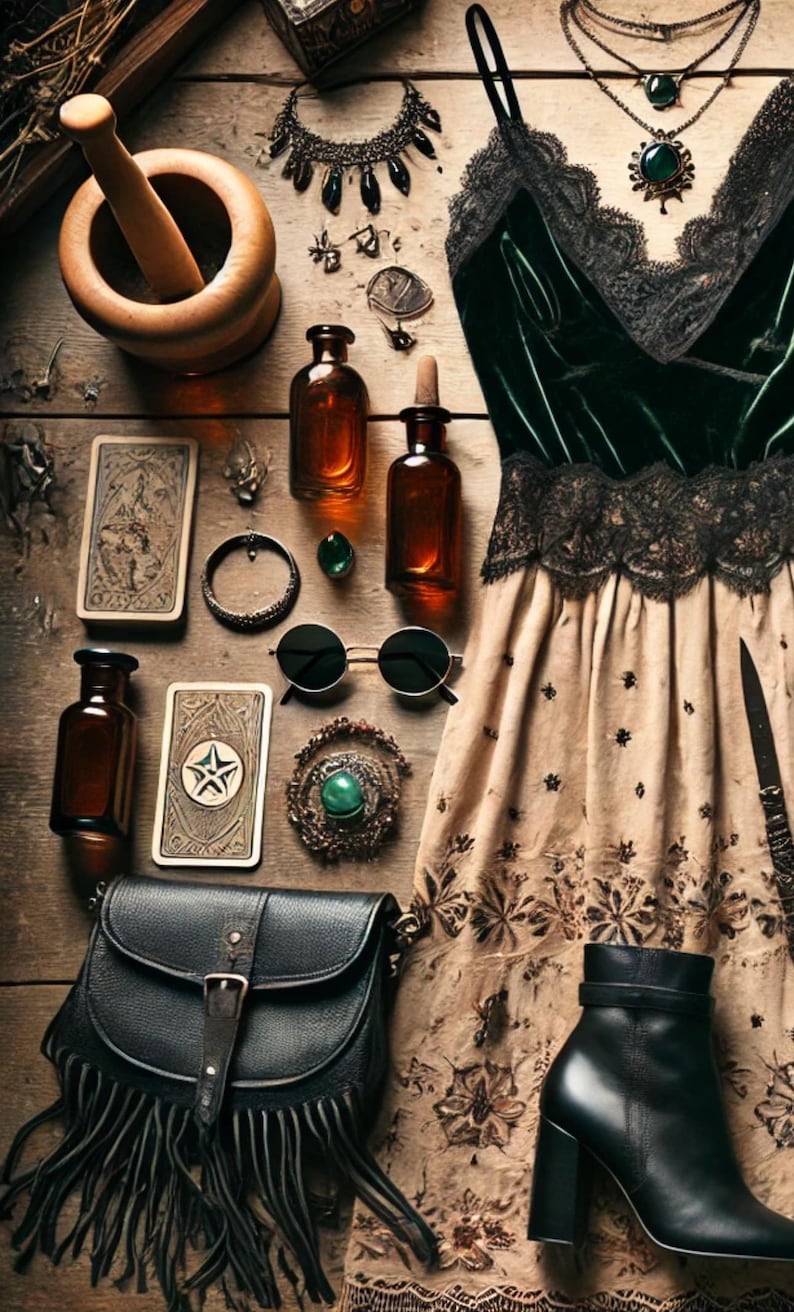 Gillian Owens Practical Magic Thrift Box: Witchy Goth Style Xlarge Plus ...