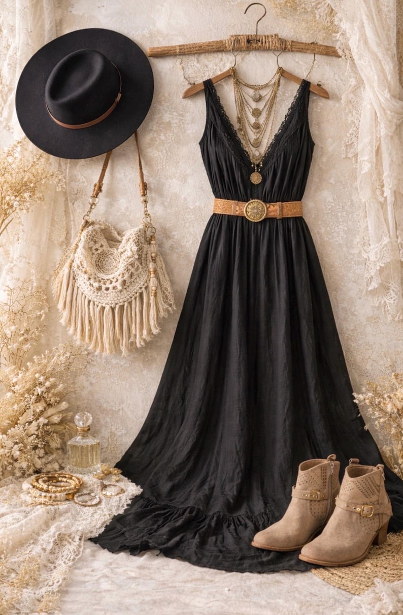 Boho Witchy Cottagecore Thrift Bundle, Style Box, Curated Capsule ...