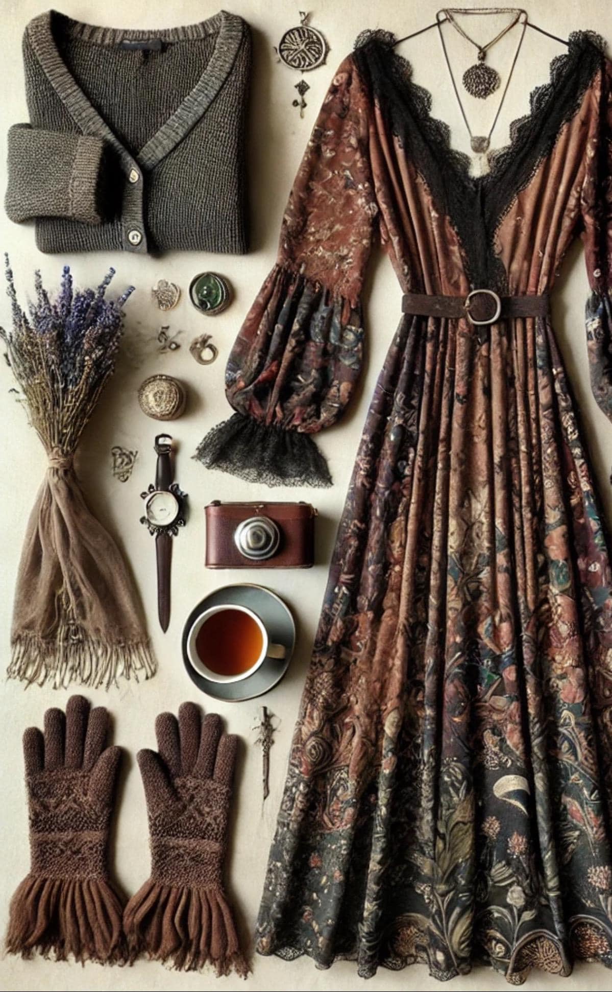 The Aunts Practical Whimsy Goth Magic Bundle, Thrift Style Box, Witchy ...