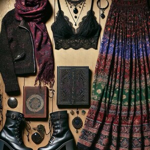 Gilly Owens Witch Practical Whimsy Goth Magic Bundle, Thrift Style Box ...