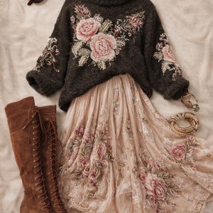 Boho hippie festival Thrift Bundle (Size Xl plus ) | Western Bohemian Style Box