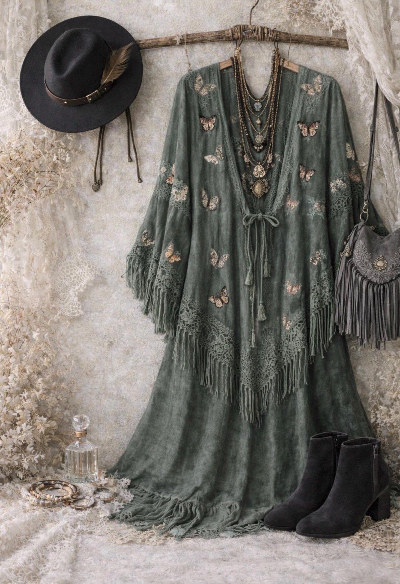 Boho Witchy Cottagecore Thrift Bundle, Style Box, Curated Capsule ...