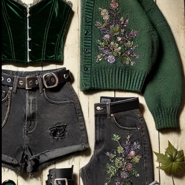 Dark Fairycore Style Box: Witchy Goth Clothing Bundle - True Rebel Clothing ( medium Size)