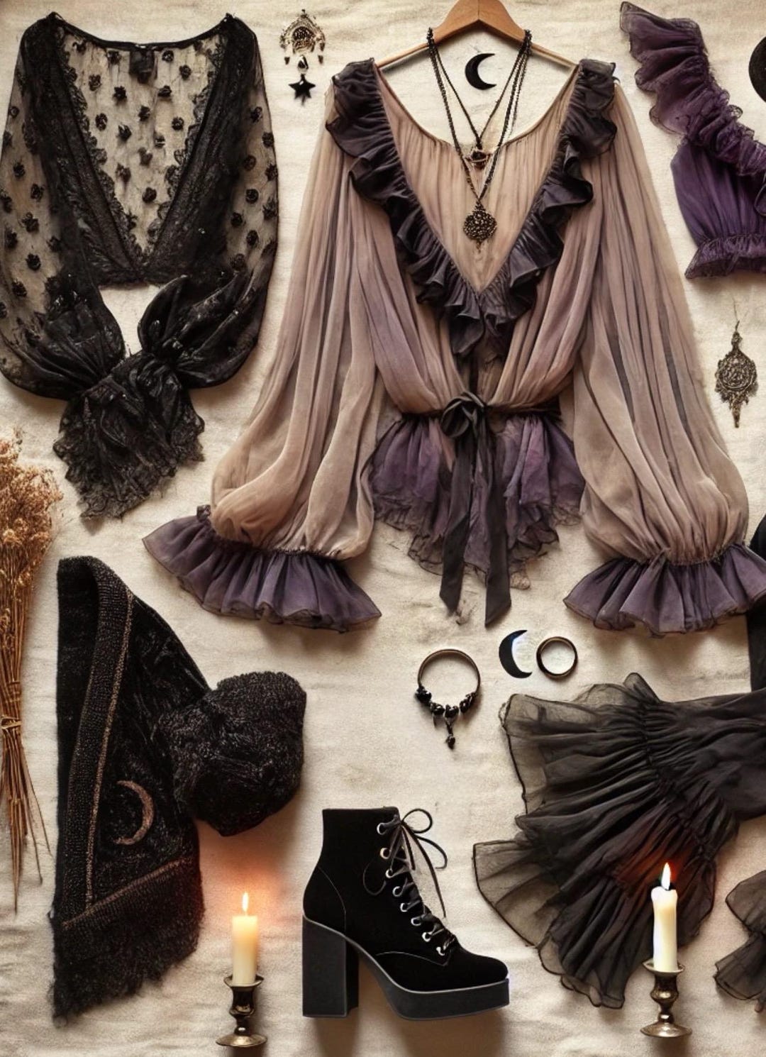 Gillian Owens Practical Magic Thrift Box: Goth Witchy Style Bundle ...