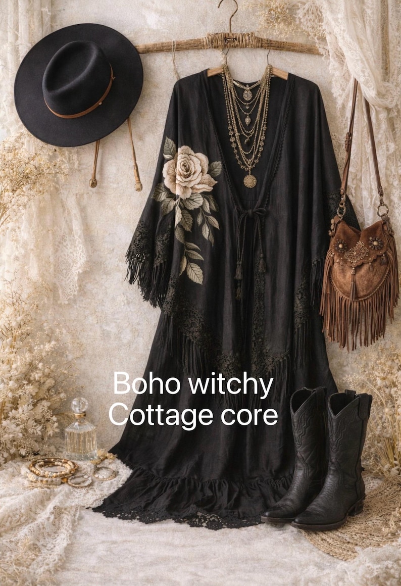 Boho Witchy Cottagecore Thrift Bundle, Style Box, Curated Capsule ...