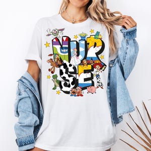 Nurse Toy Story Shirt, Disney Nurse Week Shirt, Woody Jessie Buzz Nurse Shirt, Nurse Team Sweatshirt, Disney Nurse Story Shirt, Nursing Tee