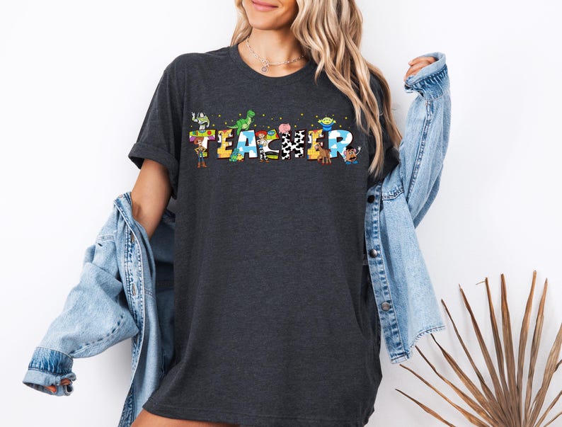 Toy Story Teacher Shirt, Disney Teacher Team T-Shirts, Woody Buzz Jessie Teach Tees, Disney Pixar Toy Story Lab Week Sweatshirt
