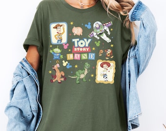 T-shirt Disney Toy Story Land, chemise Vous avez un ami en moi Disney, chemise personnages Toy Story, sweat-shirt assorti famille Disneyland