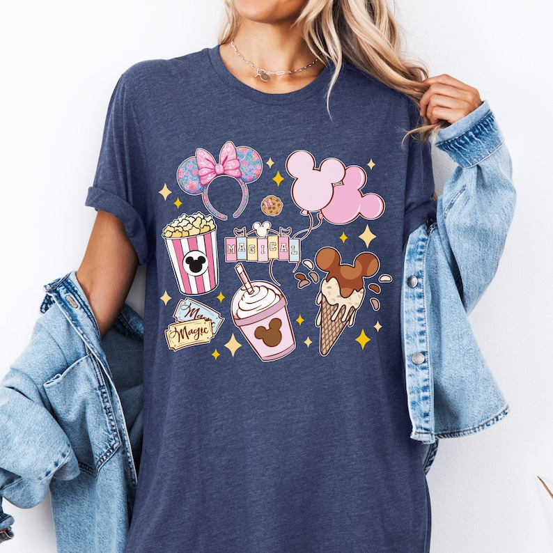 Disney Snacks Shirt, Magical Kingdom T-Shirt, Disney Just Here For The Snacks Sweatshirt, Disneyland Girls Trip Tee, WDW Family Vacation Tee