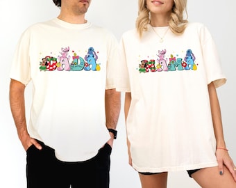 Disney Stitch Mama Dada Shirt, Disney Stitch & Lilo Mama Mini Shirt, Disney Family Matching T-Shirt, Disneyland Vacation Sweatshirt