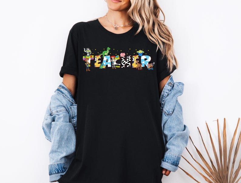 Toy Story Teacher Shirt, Disney Teacher Team T-Shirts, Woody Buzz Jessie Teach Tees, Disney Pixar Toy Story Lab Week Sweatshirt
