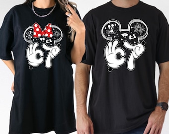 Disney Six Seven Meme Shirt, 6 7 Minnie & Mickey Sweatshirt, Disney Six Seven Paar Pullover, lustiges Paar Matching Tee