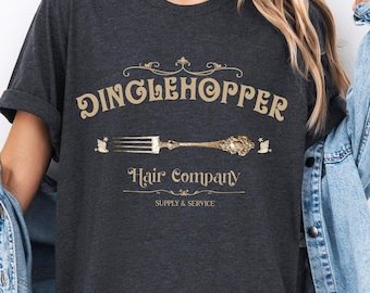 Vintage Dinglehopper Hair Company Shirt, Little Mermaid Inspired Shirt, Disney Princess Ariel T-Shirt, Disneyland Family Vacation Tees