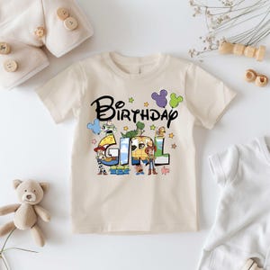 Personalized Toy Story Birthday Girl Shirt, Custom Disney Family Matching Bday Party Sweatshirt