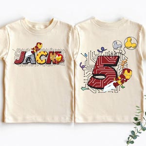 Iron Man Birthday Shirt, Marvel Custom Birthday Family Matching Tee, Disney Birthday Boy T-Shirt, Personalized Avengers Birthday Sweatshirt