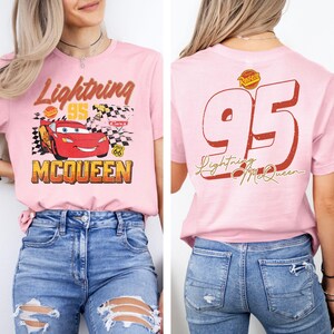 Vintage Lightning McQueen Shirt, Disney Pixar Cars T-Shirt, Retro McQueen Tee, Pixar Cars Land Tee, Disney Family Vacation Shirt